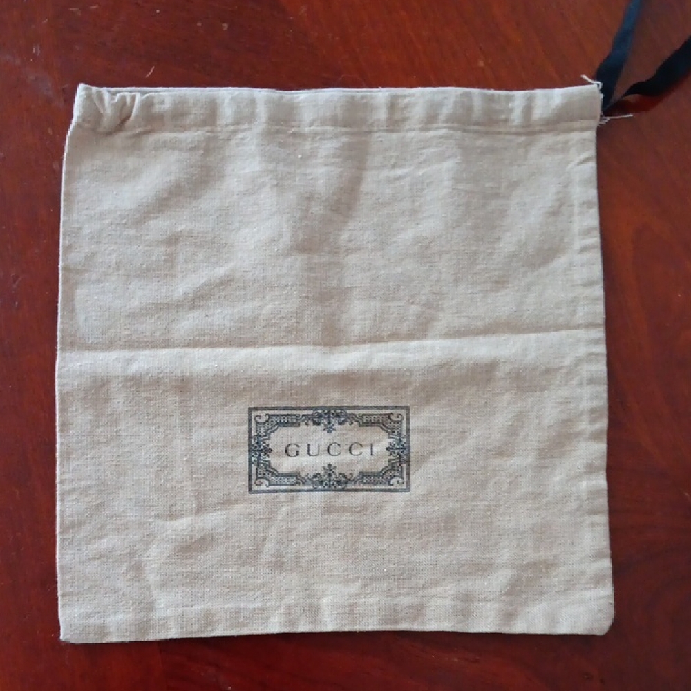 Gucci Tan Fabric Dust Bag